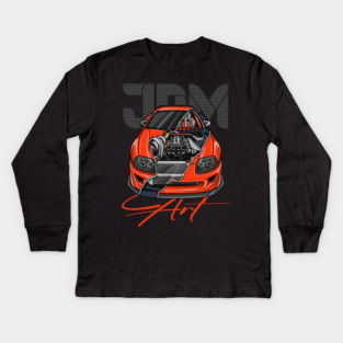TOYOTA SUPRA TURBO Kids Long Sleeve T-Shirt