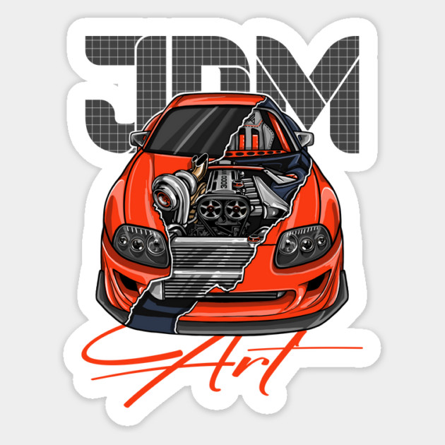 TOYOTA SUPRA TURBO Magnet by monsalveautos