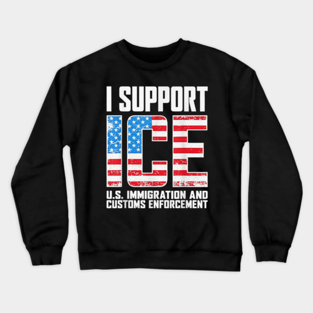 I-Support-Ice Crewneck Sweatshirt by dtr_art