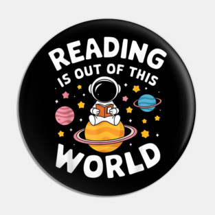 Learning Is Out Of This World Pin