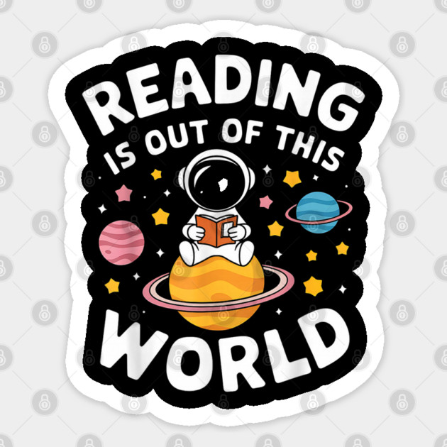 Learning Is Out Of This World Sticker by dtr_art
