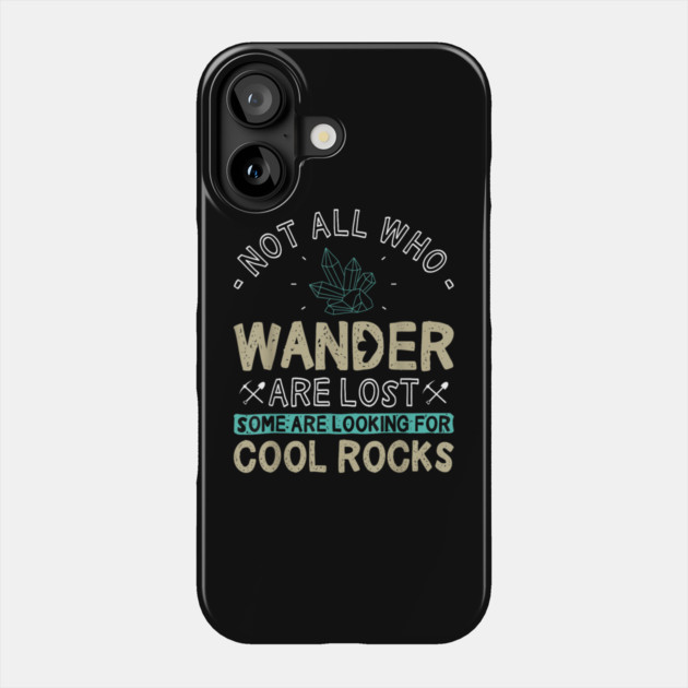 Easily-Distracted-By-Rocks Phone Case by dtr_art