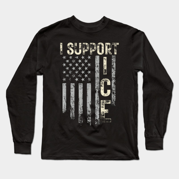 I-Support-Ice Long Sleeve T-Shirt by dtr_art