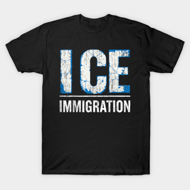 Ice-out-immigration T-Shirt by dtr_art