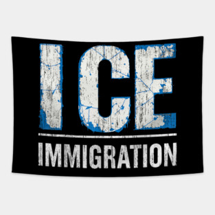 Ice-out-immigration Tapestry