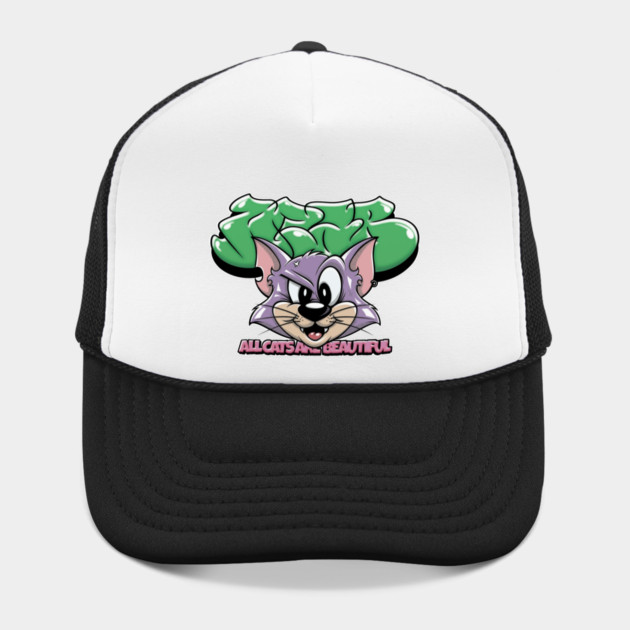 All Cats Are Beautiful - Cute Graffiti Cat by Wrong