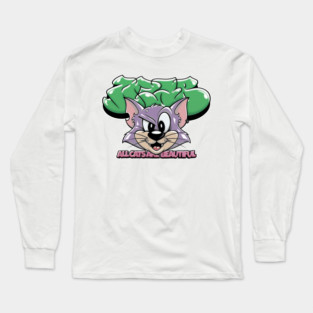 All Cats Are Beautiful - Cute Graffiti Cat Long Sleeve T-Shirt