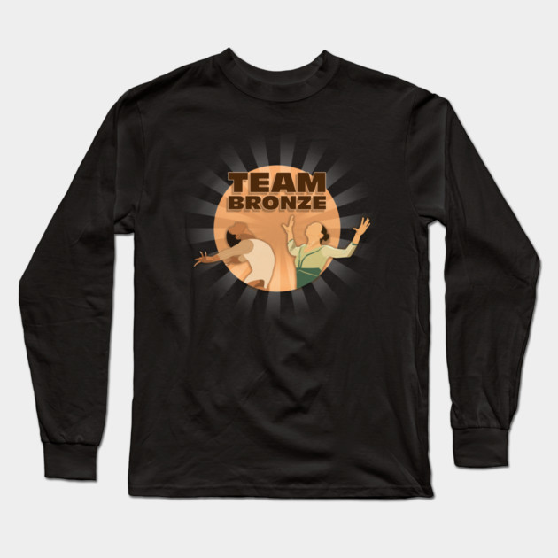 Team Bronze Long Sleeve T-Shirt by GymCastic
