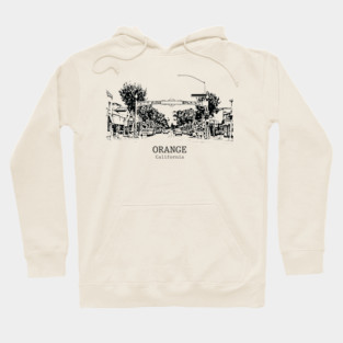 Orange - California Hoodie