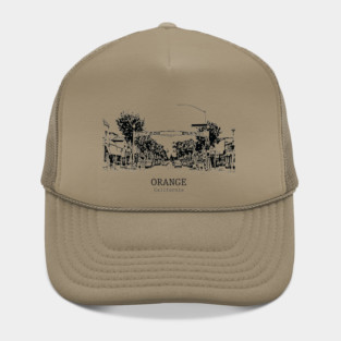 Orange - California Hat