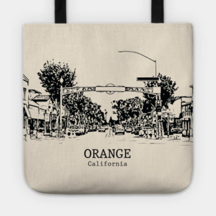 Orange - California Tote