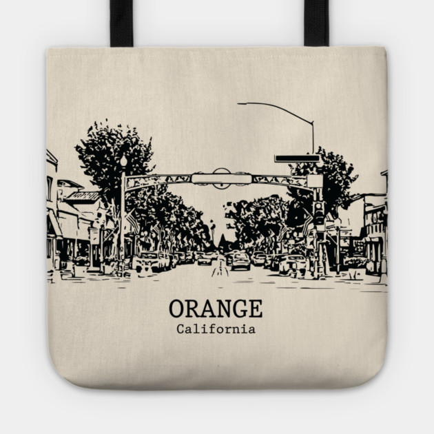 Orange - California Tote by Lakeric