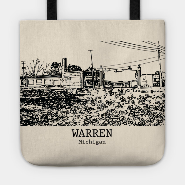 Warren - Michigan Tote by Lakeric