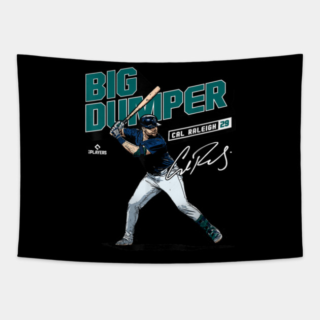 Cal Raleigh Seattle Baseball Players Tapestry by dtr_art