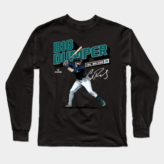 Cal Raleigh Seattle Baseball Players Long Sleeve T-Shirt by dtr_art