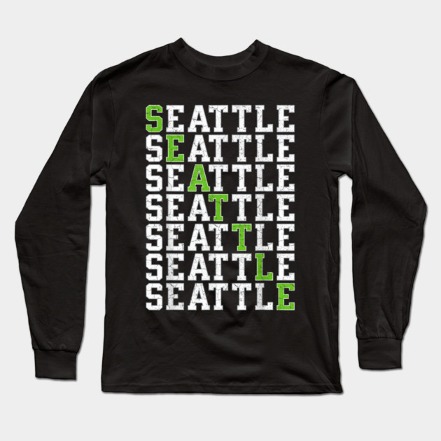 Mariners-Of-Seattle Long Sleeve T-Shirt by dtr_art