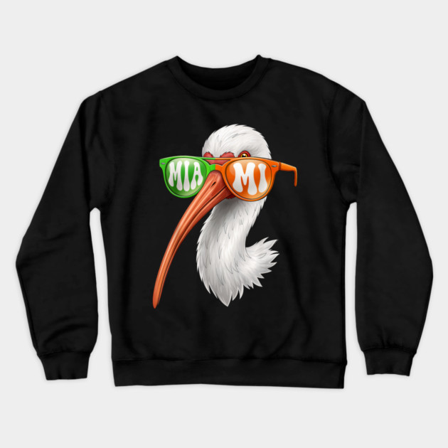 Miami-Hurricanes Crewneck Sweatshirt by dtr_art