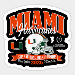 Miami Hurricanes Sticker