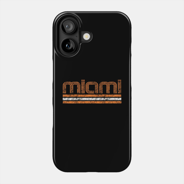 Miami-Hurricanes Phone Case by dtr_art