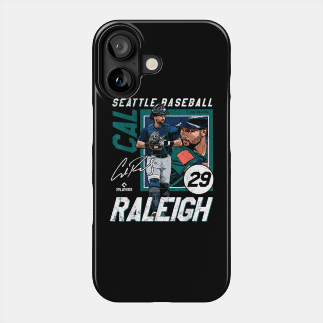 Cal Raleigh Seattle Baseball Players Phone Case by dtr_art