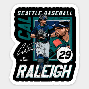 Cal Raleigh Seattle Baseball Players Sticker
