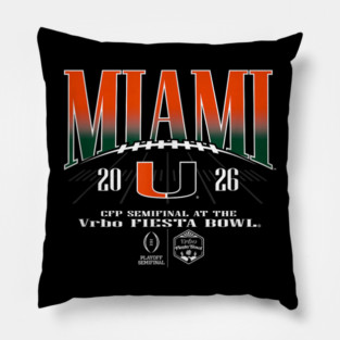 Miami Hurricanes Pillow