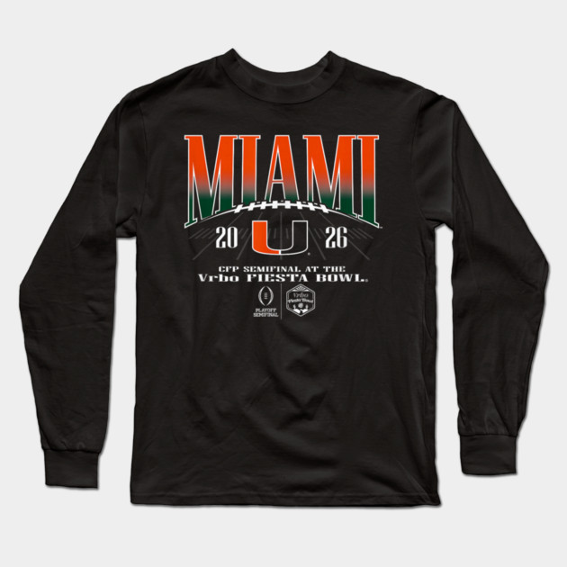 Miami Hurricanes Long Sleeve T-Shirt by dtr_art