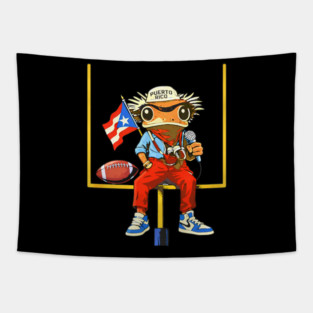 bad bunny super bowl Tapestry