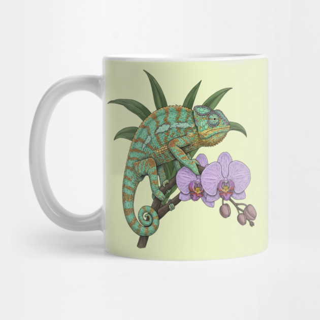 Panther Chameleon Tropical Reptile Design by BirdsnStuff