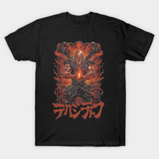 Saitama Fiery Aura One Punch Man T-Shirt