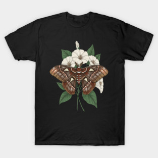 Cecropia Moth Nature Design T-Shirt