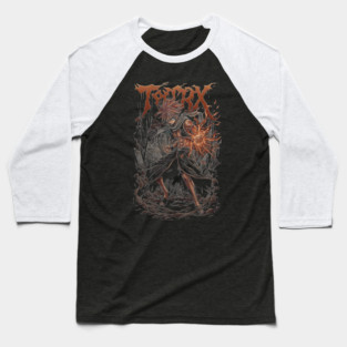 Natsu Dragneel Fiery Aura Fan Art Baseball T-Shirt