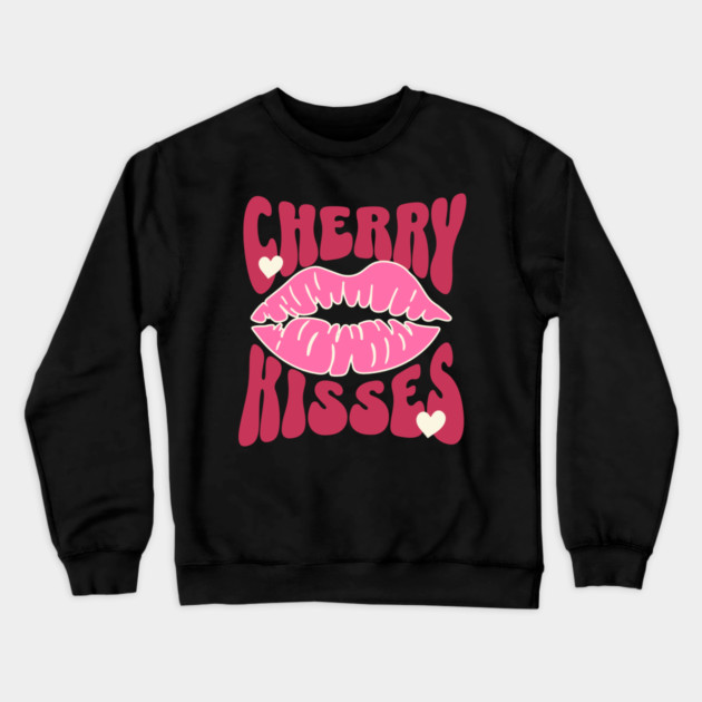 Cherry Kisses Crewneck Sweatshirt by TurnEffect