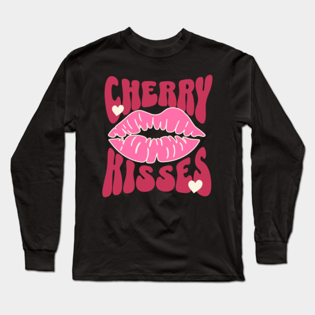 Cherry Kisses Long Sleeve T-Shirt by TurnEffect