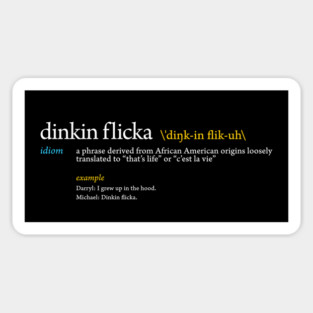 Dinkin Flicka Sticker