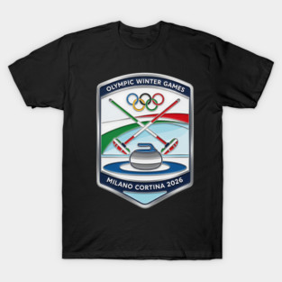 Curling Olympic Winter Games 2026 T-Shirt