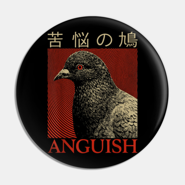 Vintage Vengeance Pigeon Shirt, Retro T-Shirt, Silly Pigeons lover Shirt, funny Pigeon unhinged meme Pin by dtr_art