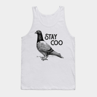 Vintage Vengeance Pigeon Shirt, Retro T-Shirt, Silly Pigeons lover Shirt, funny Pigeon unhinged meme Tank Top