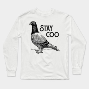 Vintage Vengeance Pigeon Shirt, Retro T-Shirt, Silly Pigeons lover Shirt, funny Pigeon unhinged meme Long Sleeve T-Shirt