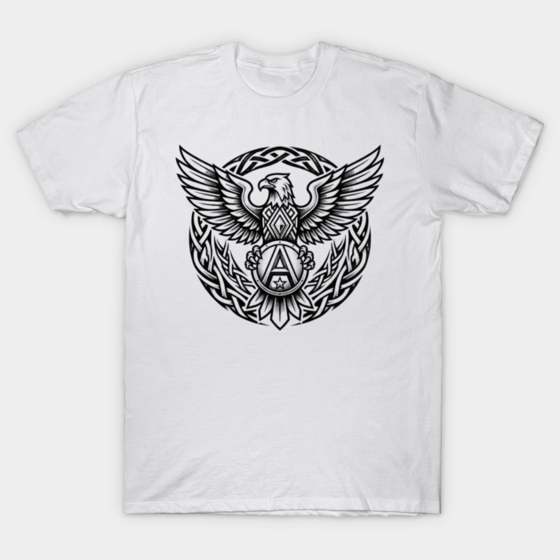 Majestic Eagle T-Shirt | Powerful Freedom Symbol Graphic Tee | Bold Streetwear Design T-Shirt by Muhammad Naveed Khan