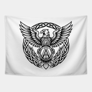 Majestic Eagle T-Shirt | Powerful Freedom Symbol Graphic Tee | Bold Streetwear Design Tapestry