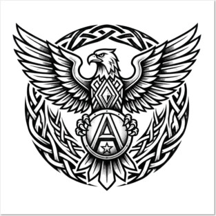 Majestic Eagle T-Shirt | Powerful Freedom Symbol Graphic Tee | Bold Streetwear Design Posters and Art