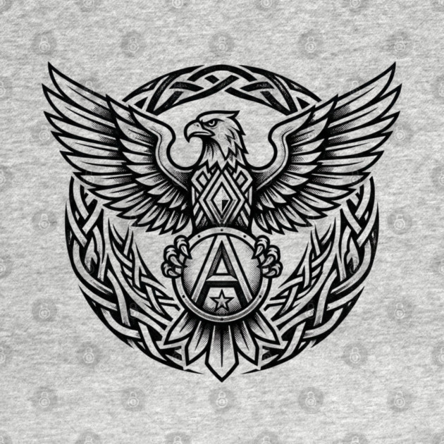 Majestic Eagle T-Shirt | Powerful Freedom Symbol Graphic Tee | Bold Streetwear Design by Muhammad Naveed Khan