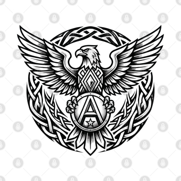 Majestic Eagle T-Shirt | Powerful Freedom Symbol Graphic Tee | Bold Streetwear Design by Muhammad Naveed Khan