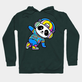 Cool Panda T-Shirt | Trendy Streetwear Animal Graphic Tee | Urban Mascot Design Hoodie