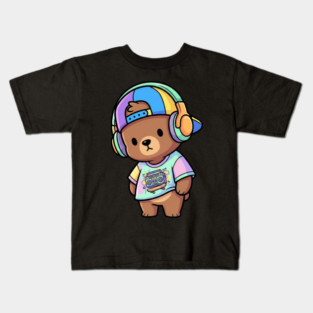 Cool Panda T-Shirt | Urban Streetwear Mascot Graphic Tee | Modern Hip-Hop Style Kids T-Shirt