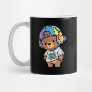 Cool Panda T-Shirt | Urban Streetwear Mascot Graphic Tee | Modern Hip-Hop Style Mug