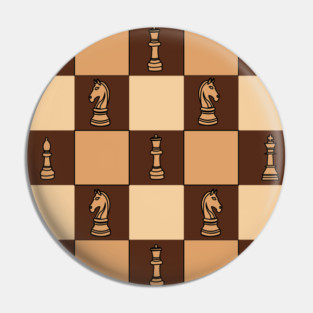 Chessboard Chess Pieces Pin