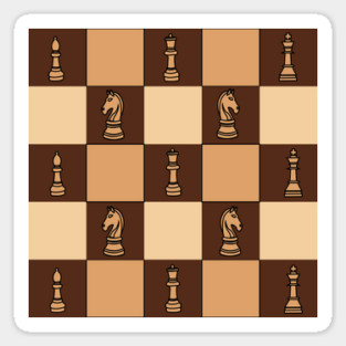 Chessboard Chess Pieces Sticker