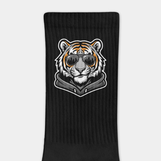 Cool Tiger T-Shirt | Urban Streetwear Animal Graphic Tee | Bold Mascot Design by Muhammad Naveed Khan